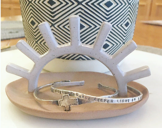 New WayMaker Set Sterling Silver Hand Forged Cuff